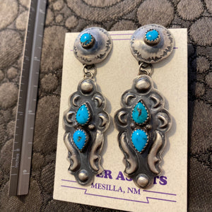 Earrings - turquoise