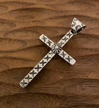 Load image into Gallery viewer, Pendant - stamped cross pendant