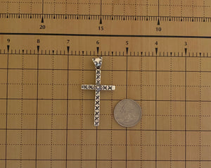 Pendant - stamped cross pendant